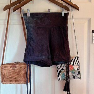 Rabbits Path Organic French terry Cinch shorts